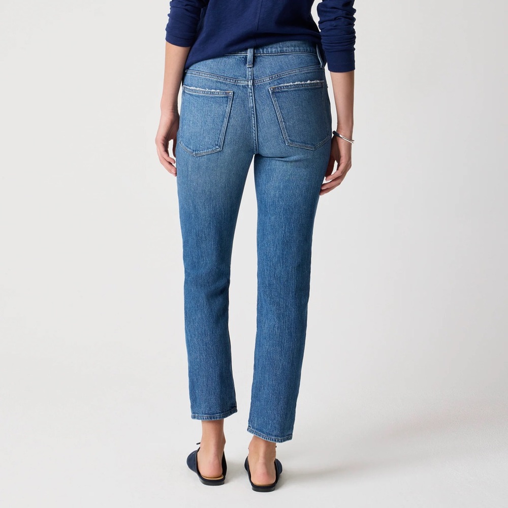 J Crew NWT 26 Slim Boyfriend Jeans Clear Lake Wash - Picture 6 of 8